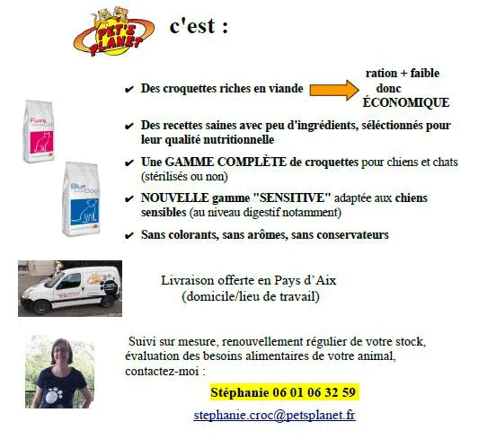 Croquettes pour chiens et chats
