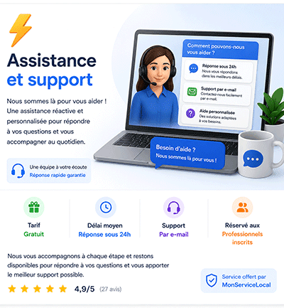 ⚡ Assistance et support