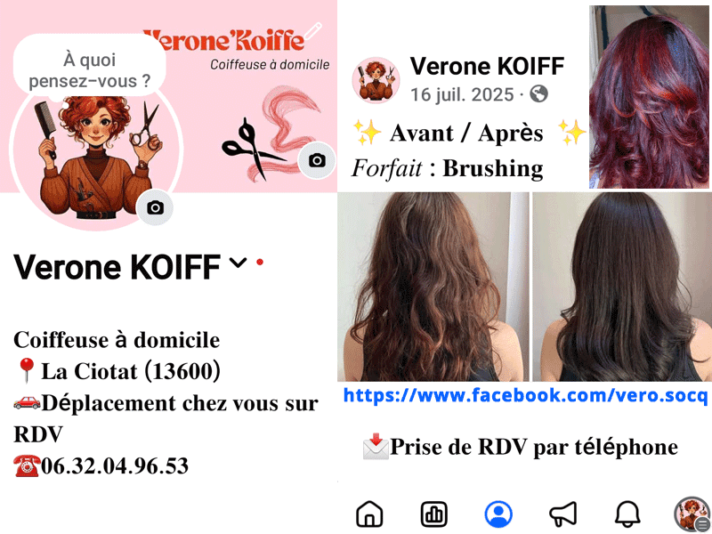 Coiffeuse à domicile