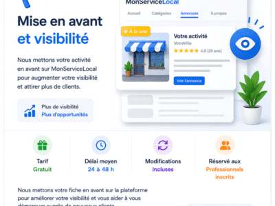 📢 Mise en avant et visibilité