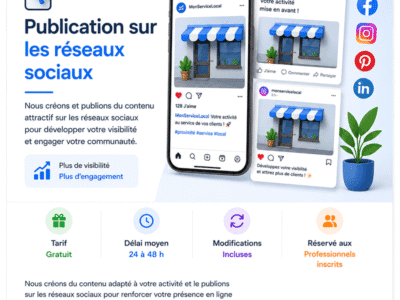 📱 Publication sur les réseaux sociaux