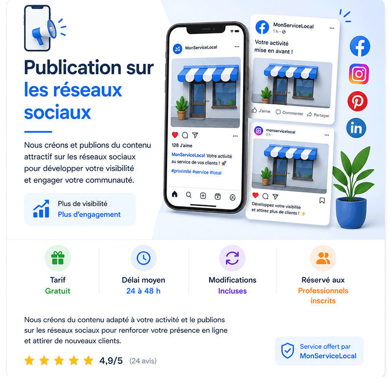 📱 Publication sur les réseaux sociaux