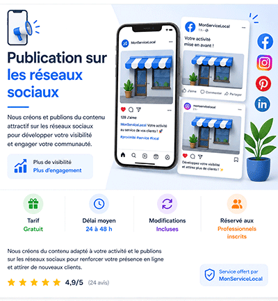 📱 Publication sur les réseaux sociaux
