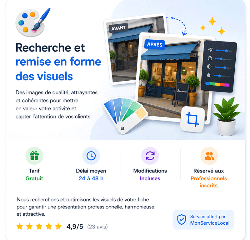 🎨 Recherche et remise en forme des visuels