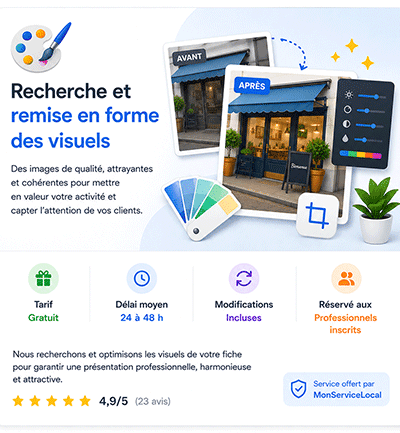 🎨 Recherche et remise en forme des visuels