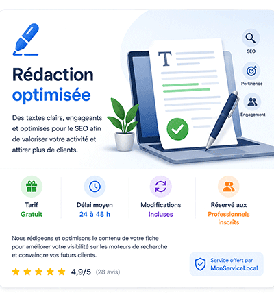 ✍️ Rédaction optimisée