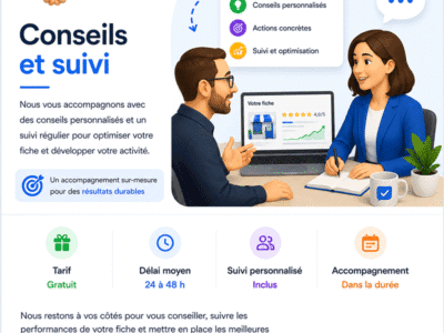 🤝 Conseils et suivi