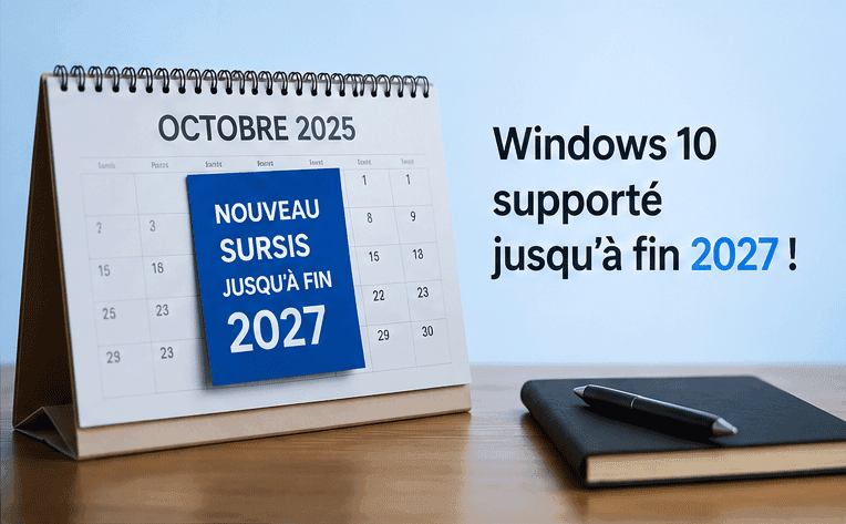 Windows 10 : nouveau sursis jusqu'à fin 2027 1 Windows 10 : nouveau sursis jusqu'à fin 2027.