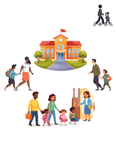 👩‍👧 Accompagnement des enfants de plus de 3 ans dans leurs déplacements