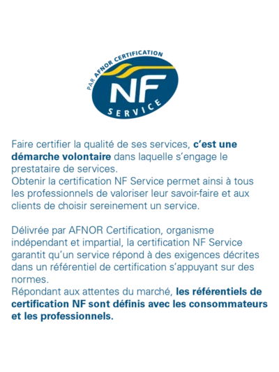 Certification NF